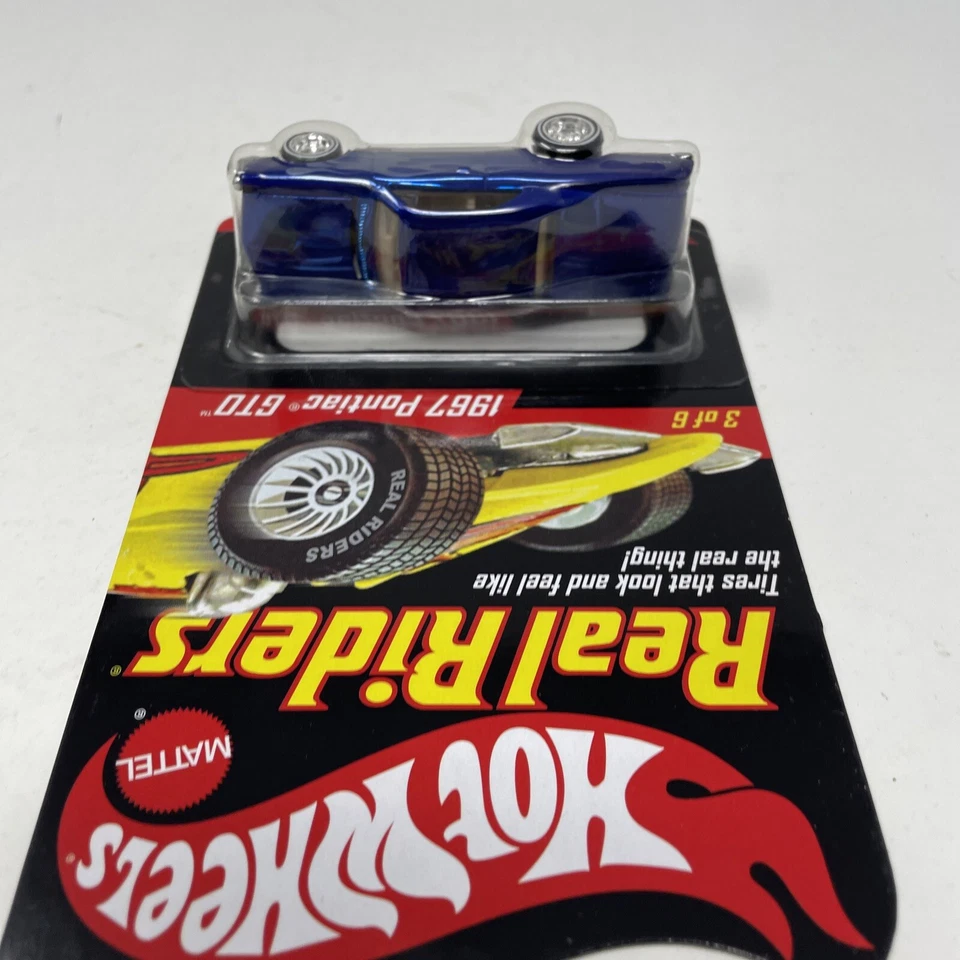Hot Wheels Redline Club Series 4 Real Riders 3 of 6 1967 Pontiac GTO 3084/11000 - Image 4 of 4
