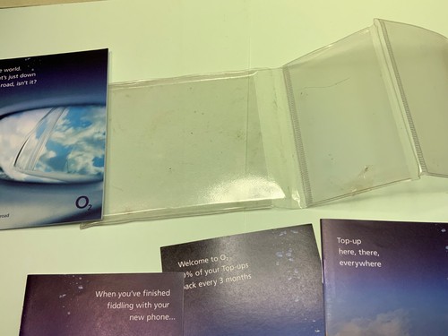 O2 2005 2006 top-up card going abroad travel pack in sleeve & 9 booklets - Photo 6 sur 23