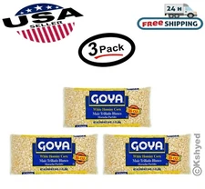(3 Pack) Goya Foods White Hominy Corn, 16 Oz - Best Seller - Free Shipping -New