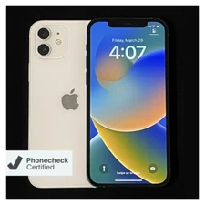 Apple iPhone 12 Unlocked Verizon 64/128GB ATT T-Mobile U.S. Cellular Blue/Black