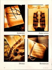 Vintage Print Advertisement Job Search Coming together 1988 Glamour