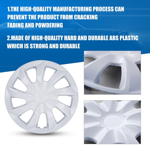 13" 14" 15" 16" 17" Set of 4  Wheel Covers Snap On Full Hub Caps Tire+Steel Rim  - Picture 109 of 126