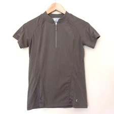 HORZE Women's Green Polyester Blend Equestrian Riding Top Size 4