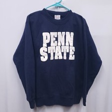 VTG 80s 90s PENN STATE NITTANY LIONS CREW NECK SWEATSHIRT SZ L BY SANTEE USA