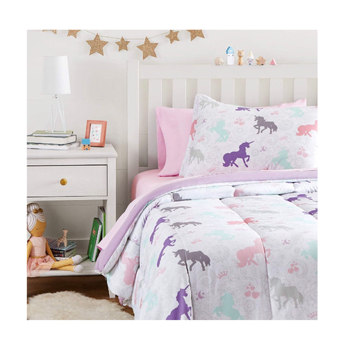 New Girl's Purple Twin Size Comforter 