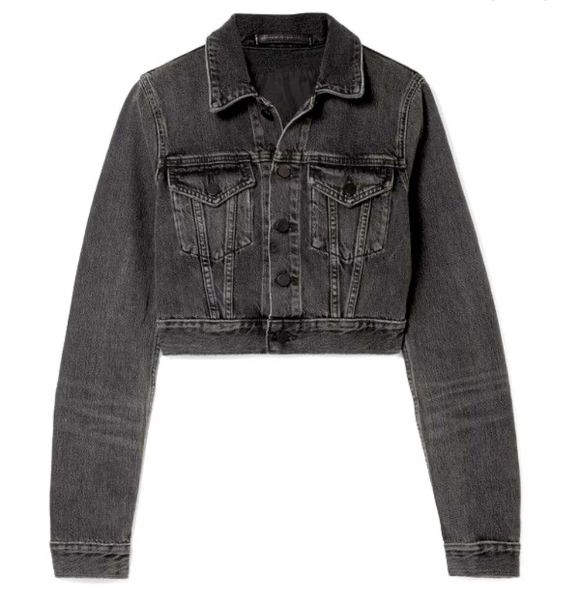 値下げ|ダークグレー デニムジャケット XS Alexander wang s-l1200.webp