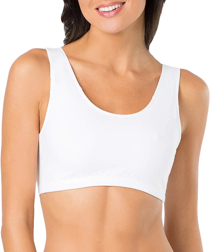 Fruit of the Loom Women's Tank Style Sports Bras - Image 2 of 4