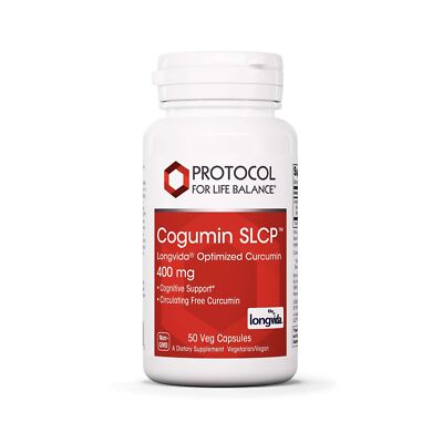 Protocol For Life Balance - Cogumin SLCP Longvida Optimized Curcumin 400 mg -...