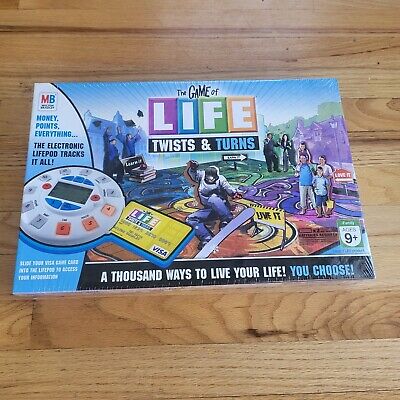 2007 THE GAME OF LIFE-TWISTS AND TURNS With Electronic LIFEPod And VISA  Cards