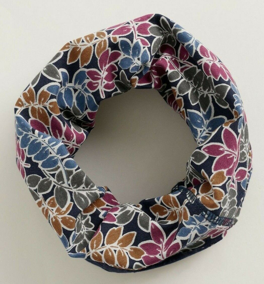 NEW Seasalt Organic Cotton Handyband Snood In Inked Leaves Waterline