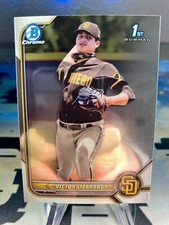 2022 Victor Lizarraga Bowman Chrome Prospects 1st Bowman #BCP-127 Padres