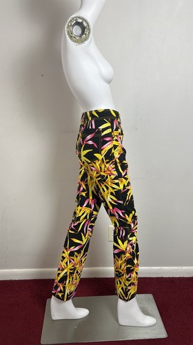 Vintage |  Gianni Versace Couture | S/S 2000 | Gold Jungle Print | Denim Pants - Picture 10 of 17