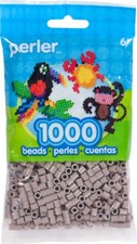 Perler 80-15260 Bulk Fuse Beads for Craft Activities, Stone Gray, Small, 1000pcs