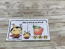 Lady Bug - Themed Learning Centers - Laminated Phonics Clothespins Cards