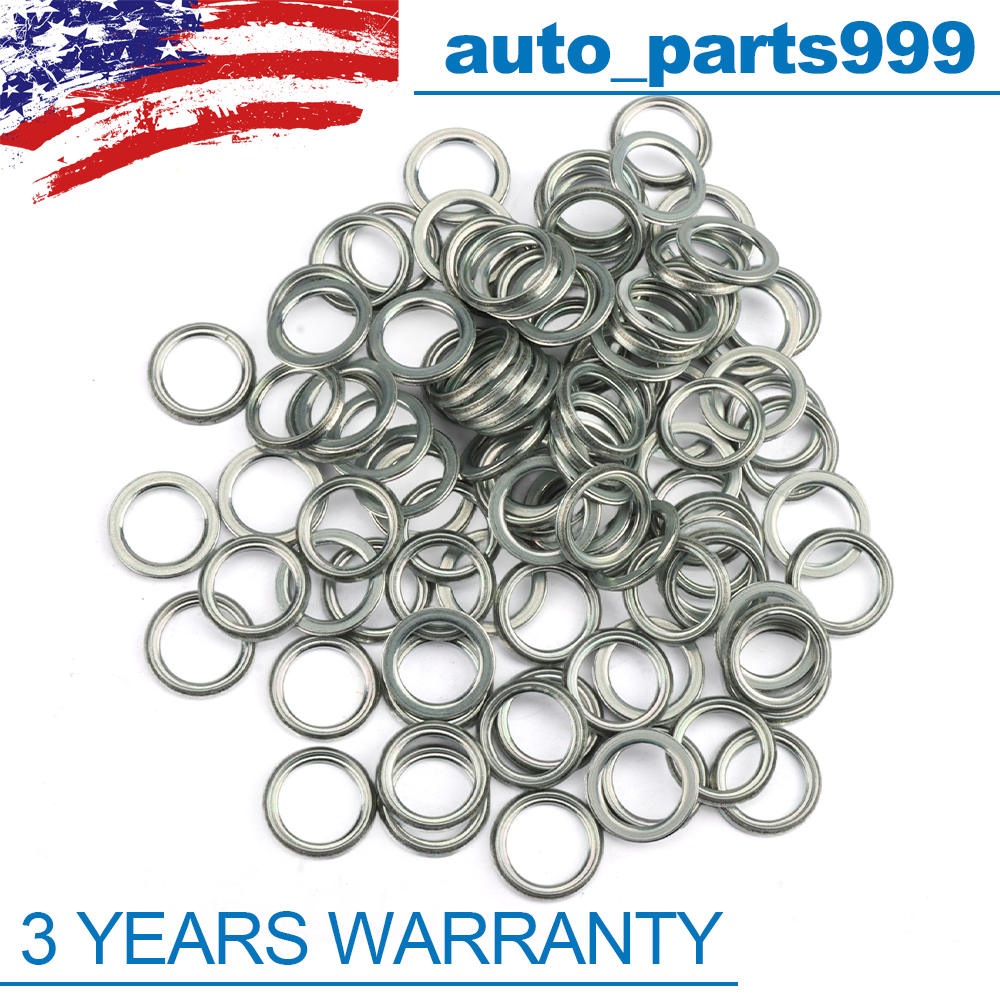 トラ・ポヤンスキー 50x Car Transmission Drain Plug Gasket For Toyota Lexus 1984-2018
