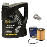 MotoröL ÖLfilter SH427P 5W40 5 Liter ÖLablassschraube FüR Audi A4 Avant Cabrio