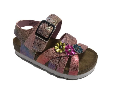 RACHEL SHOES Toddler Girl's White Fisherman Sandals Sz6 Flowers | eBay