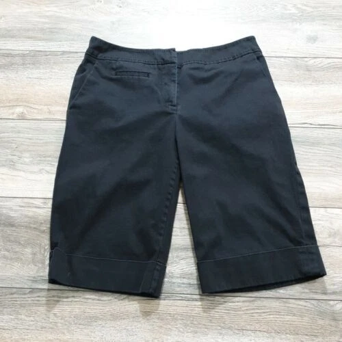 Shorts preto Dressbarn mistura de Algodão para mulheres