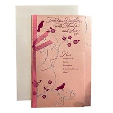 Mother's Day Greeting Card - From Your Daughter with Thanks and Love Have I ment