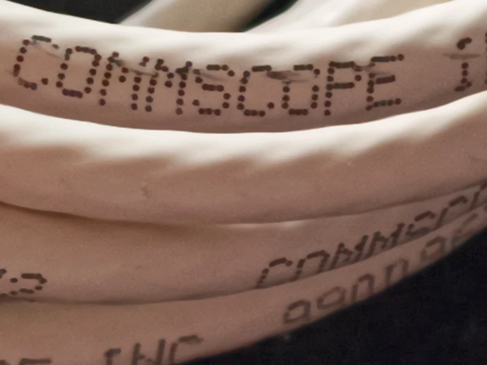 15' CommScope RG6 Coax Cable w/ all-brass SNS1P6 F Connectors - Image 2 of 2