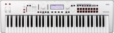 KORG KROSS2-61-SC White limited Color Keyboard Synthesizer 61-Key