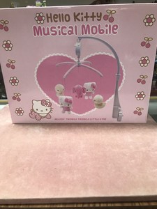 hello kitty crib mobile