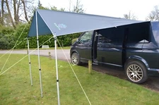 Campervan Caravan Awning sun canopy  by WILD EARTH DELUX SET 2.4x 3m DARK GREY