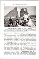 PRINT ARTICLE 1942 War Meets Peace in Egypt WWII Grant Parr GE Janssen 25 Pages