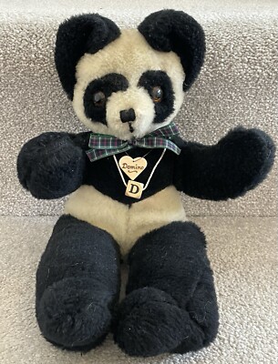 Yonda? Vintage Teddy Bear パンダ Vintage Old Plush Panda Soft Toy Teddy Bear 'Domino' Wendy Boston