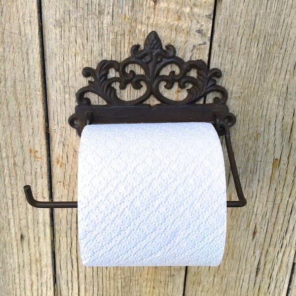 Toilettenpapierhalter Rollenhalter Klopapier Abroller, Klopapierhalter Nostalgie-image