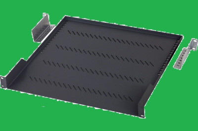 Triton 19Zoll Server Rack Fachboden 1HE RAB-UP-550-A1 , 550mm, bis 40kg, schwarz