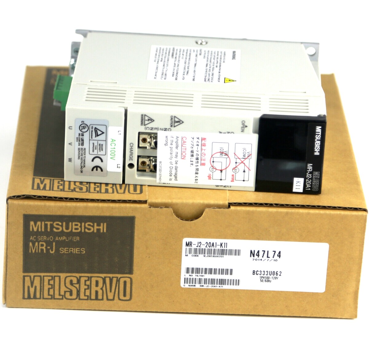 Mitsubishi MR-J2-20A1-K11 AC Servo Drive Brand New