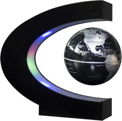 Globo Flotante Con Luces LED C Levitacion Magneticas Mapa Mundial Flotante Nueva