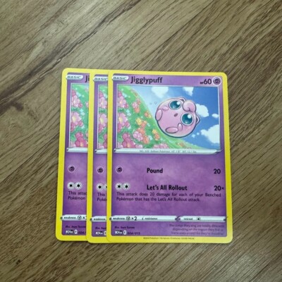 3x Pokémon TCG Jigglypuff 004/015 McDonald's Dragon's Discovery 2025 Near Mint