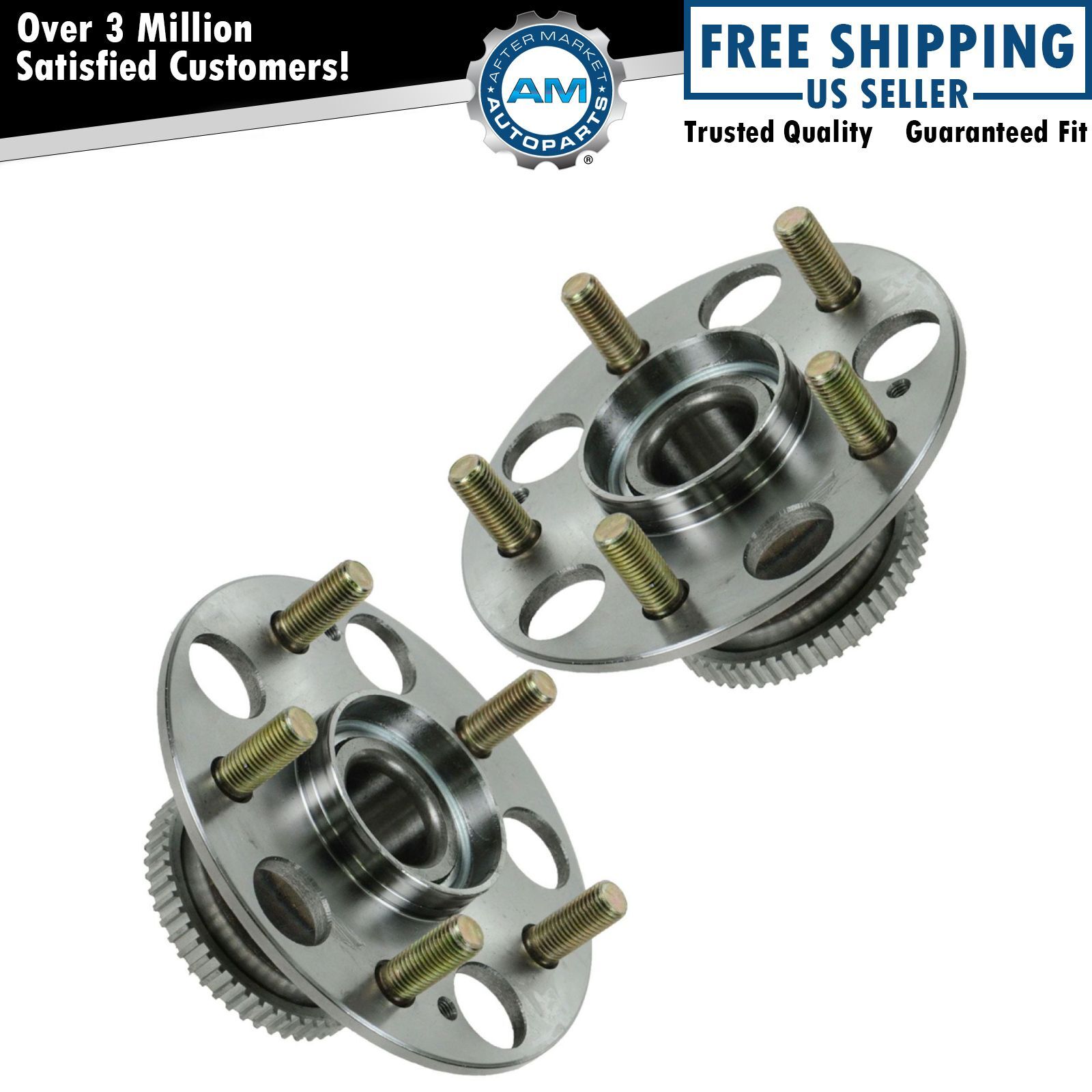 2 Rear Wheel Bearing Hub Assembly Fits Acura TL RSX Honda Accord Civic