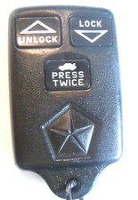 1991 Plymouth Voyager Keyless Remote Entry Phob Control Transmitter 04688527