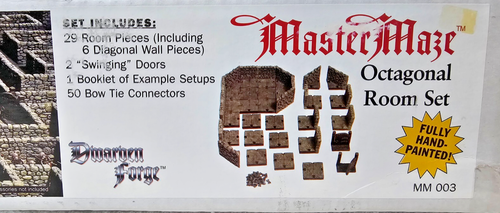 Dwarven Forge Master Maze MM-003 Octagonal Room Set Hand Painted Resin OOP NEW - Picture 4 of 17