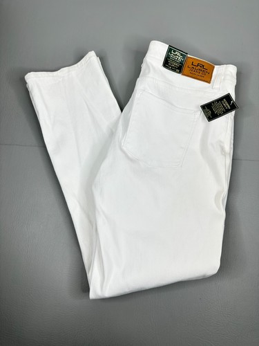 Lauren Ralph Lauren Modern Curvy White Denim jeans Size 14-30 New