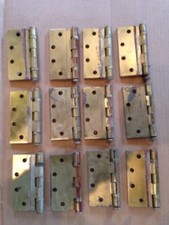 S 33 Set Of 12 Stanley, Made In USA Steel Hinges