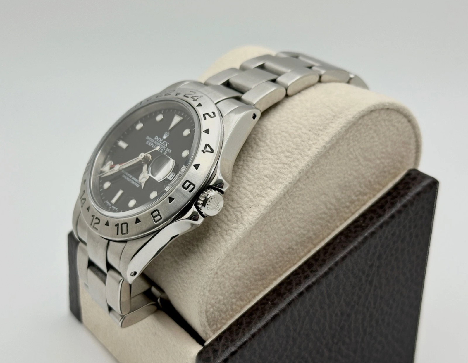 Rolex Explorer II 16570 40mm Black Dial Stainless Steel | eBay