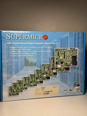 SuperMicro Computer X8SIA, LGA 1156, Intel (MB-X8SIA-O) Motherboard