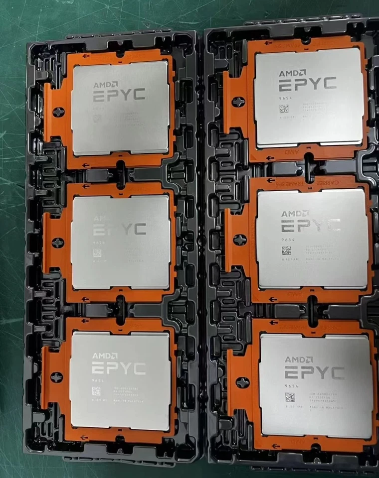 AMD EPYC GENOA 9654 CPU SP5 ZEN4 2.4GHz DDR5 96 Cores Processor , Unlocked- - Image 2 of 3