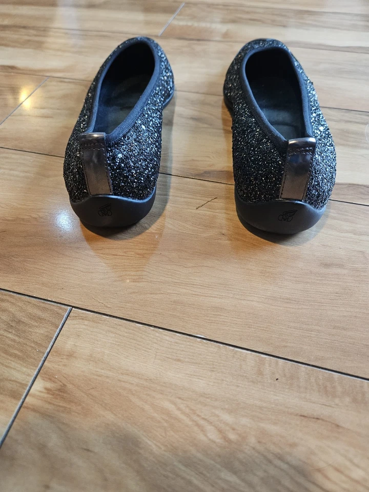 Sapatos baixos HOGAN couro preto glitter tamanho 37, EUA 6.5 - Imagem 4 de 4