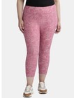 Terra and Sky Rose Glitz High Rise Knit Capris Size 2X NWT — photo 2