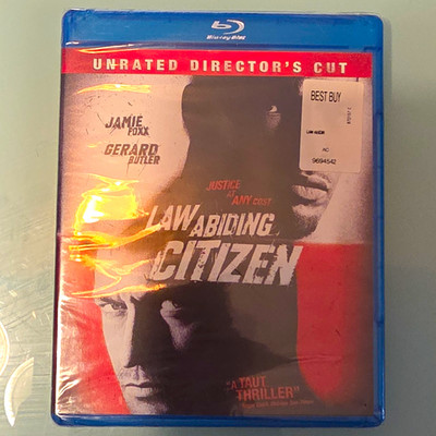 Anchor Bay Law Abiding Citizen Unrated Director's Cut Blu-ray R Foxx Butler