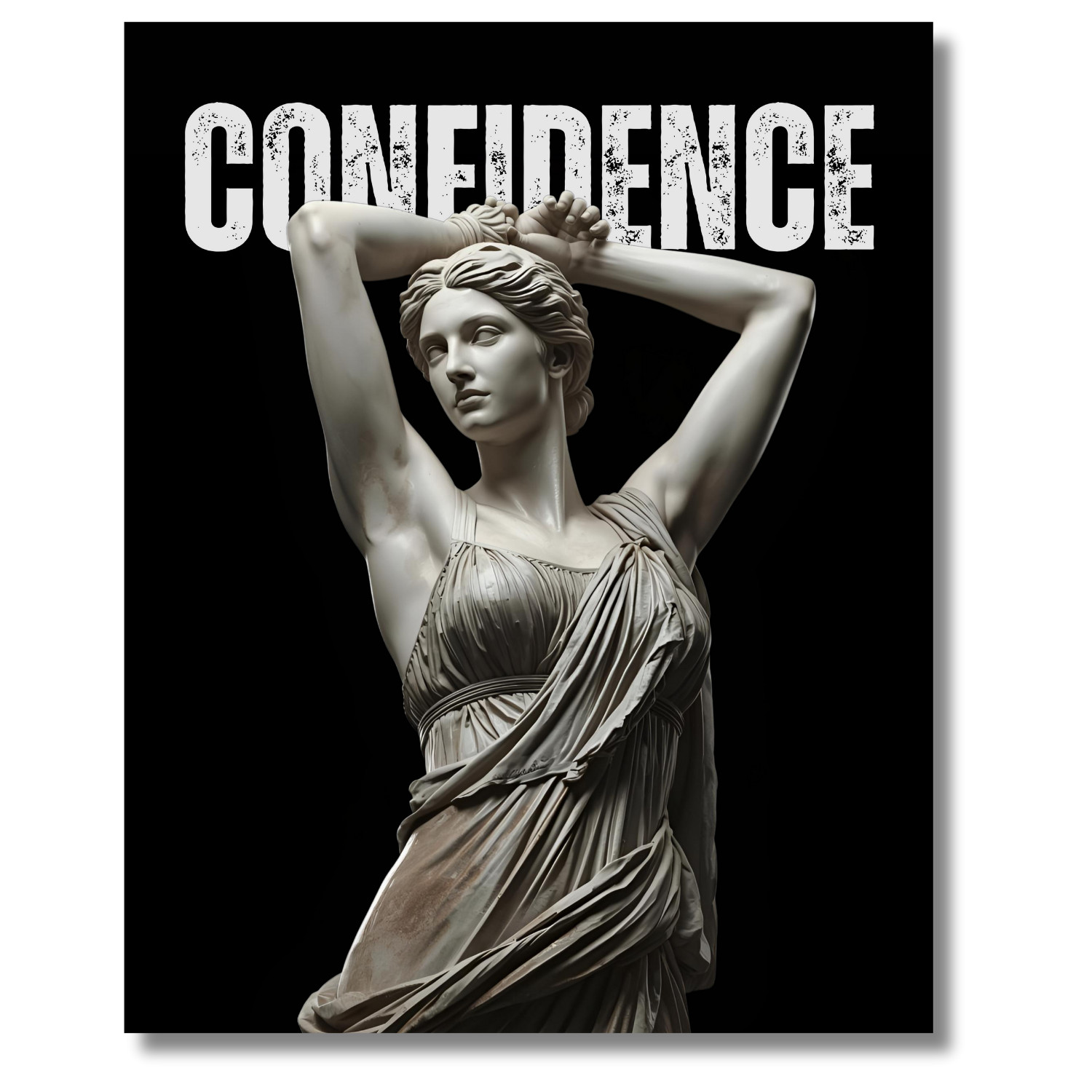 Discipline Focus Mindset Confidence Gym Wall Poster Art Print Home Decor Workout