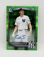2025 Bowman Chrome Sapphire 1st Cam Schlittler Auto /99 New York Yankees