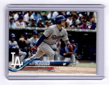 2018 Topps Series 1 Alex Verdugo RC #281 Los Angeles Dodgers Rookie Card. rookie card picture