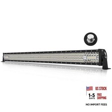 40 Inch LED Light Bar 310W Combo Quad Row Off Road Driving 40" Straight White
