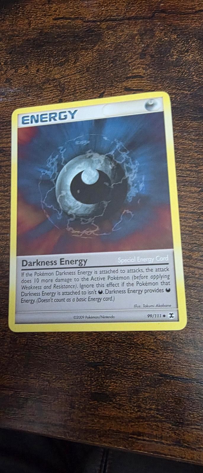Darkness Energy 99/111 Uncommon Rising Rivals Pokemon Lightly Played